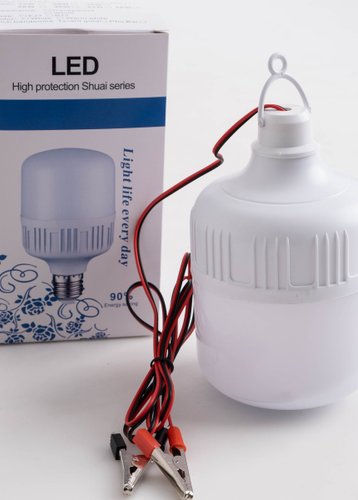 0090 Світлодіодна лампа з клемами для живлення від акумулятора 12V (1 од.) - фото 2